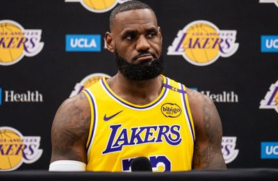 Los Angeles Lakers' LeBron James feels his age