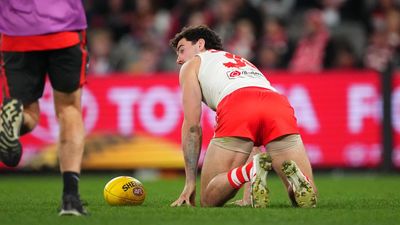 Swans defender fined over theatrical dive in Hawks loss
