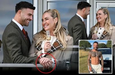 10 Photos Capture Josie Gibson Cosying With Sam Wolfenden at Cheltenham — But He's Secretly Engaged