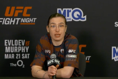 UFC London’s Melissa Mullins in ‘tears of joy’ at making weight – only for opponent Luana Carolina to fail