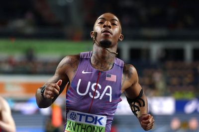 USA sprint star Jordan Anthony suffers freak injury at World Championships after drug test goes wrong