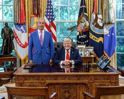 The greatest challenge Farage has ever faced – convincing the world he was never besties with Donald Trump