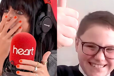 Claudia Winkleman apologises after she swears in front of child during live broadcast