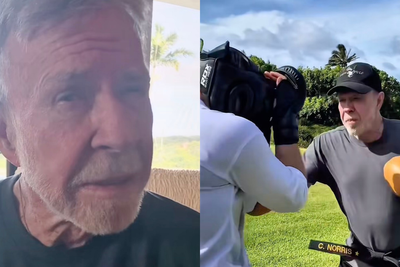 Chuck Norris shared sparring video days before death aged 86