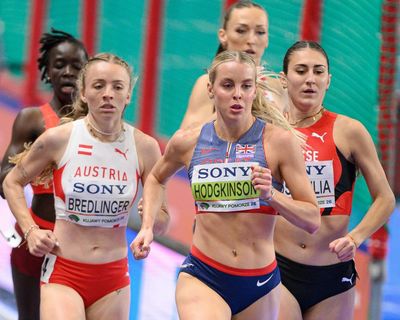 Hodgkinson shrugs off kit mishap to cruise into world indoor 800m semi-finals