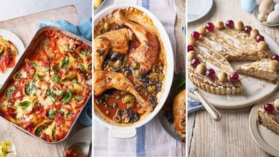 I'm getting ready for Easter with make-ahead crowd pleasers - including chicken Marbella and a Simnel Bakewell tart