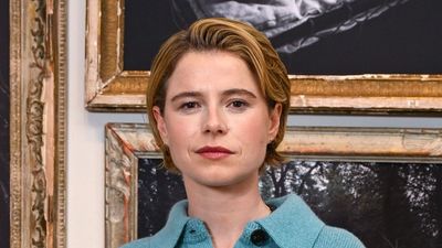 Jessie Buckley’s simple outfit formula of barrel leg jeans and a cardigan is the way we're restyling denim for spring