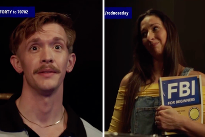 Traitors winners make hilarious return to the turret in Comic Relief 2026 special