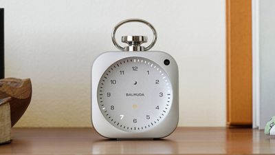 Look ma, no hands! Design firm invents a hands-free, hard-to-read, costly smart clock — but it plays sounds, too, at least!