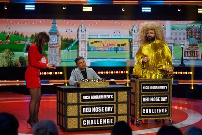 Davina McCall apologises for Comic Relief co-star’s ‘bad language’ during live show