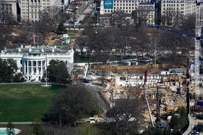 Trump says he ‘loves’ the sound of ongoing White House renovations