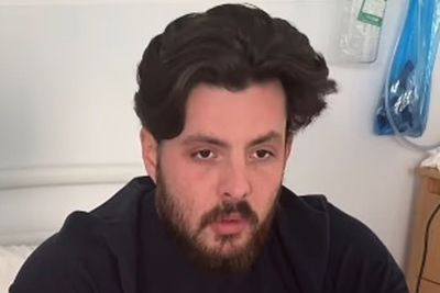 Towie star Jordan Brook reveals he has meningitis in update from hospital bed