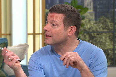 Dermot O’Leary left visibly annoyed after ‘tense’ row with Gyles Brandreth on This Morning