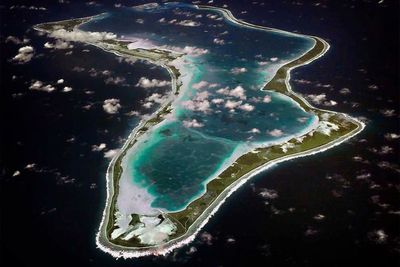 Why is the US-UK Diego Garcia military base in the Chagos Islands a target for Iran?