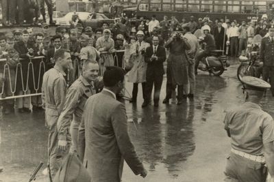 Newly discovered photos show Neil Armstrong after near-fatal NASA mission in 1966