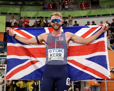 Josh Kerr surges to world indoor gold and makes ‘night night’ gesture at rival
