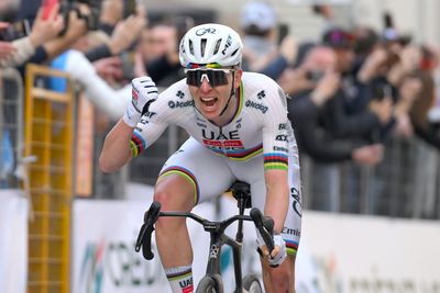 'I thought it was all over' – Tadej Pogačar outsprints Tom Pidcock to win Milan-San Remo after late crash