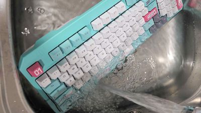 I dunked this $100 keyboard, dropped soda on it, and subjected it to high-pressure water — and it still works!