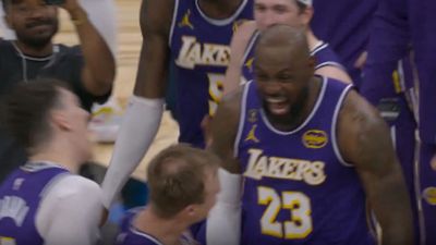 How LeBron James Perfectly Set Up Lakers’ Luke Kennard for Wide Open Game-Winning Three vs. Magic