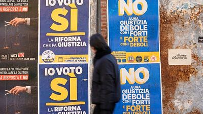 Highest referendum turnout in years as Italians vote on high-stakes judicial reform