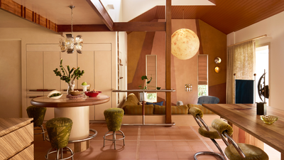 "Dreaming Up Modern Day Interpretations of a 70s Vibe" Was the Designer's Favorite Part of Creating This Laid-Back Aussie Home — It's a Masterclass in Styling Room Dividers