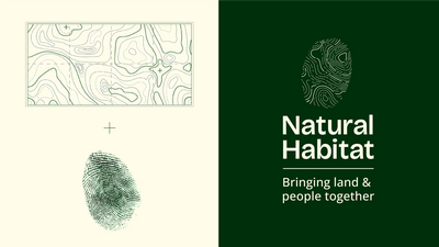 This rebrand combines maps and fingerprints into something special