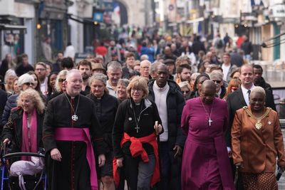 Archbishop of Canterbury ‘relieved’ to complete six-day pilgrimage