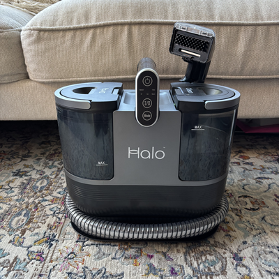 I used this heated spot cleaner to refresh all the floors and upholstery in my home – it tackles stains in seconds, and I’m seriously impressed