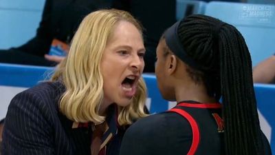 Maryland Coach Brenda Frese Explains Viral Sideline Moment With Oluchi Okananwa