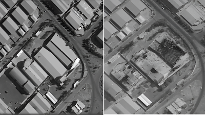 Watch: US strikes Iran's Qom turbine engine production plant; before-after images reveal scale of damage