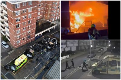 Four Jewish volunteer ambulances set on fire in north London as police probe 'sickening' antisemitic hate crime