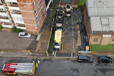 Counter-terrorism police leading investigation into ambulance arson attack