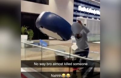 Boy, 15, who filmed teen throwing chair off Westfield Stratford balcony in 'social media prank' guilty