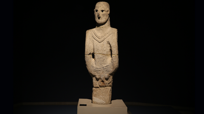 Urfa Man: An 11,500-year-old life-size statue of a man holding his penis
