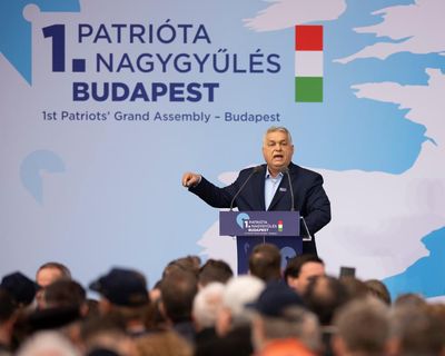 Viktor Orbán celebrated by Europe’s far right before Hungary election