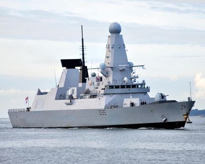 British destroyer HMS Dragon arrives in eastern Mediterranean