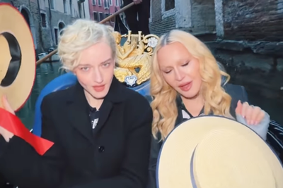 Madonna and Julia Garner team up to recreate iconic ‘Like A Virgin’ gondola scene in Venice