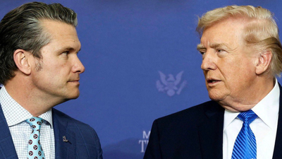 Trump 'Throws Hegseth Under The Bus' As Iran War Crisis Explodes — Backlash Grows Over 'Desperate' Blame Shift