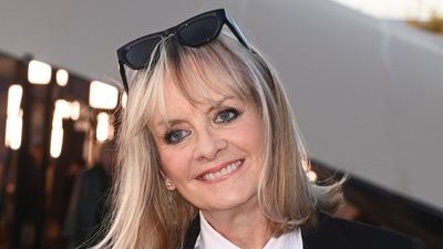 Twiggy embraces her 60s-style roots in Rixo's suede fringe jacket – the best news is that it's still in stock