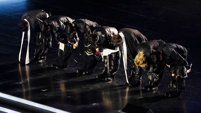 Shares in BTS parent company Hybe fall 15% after ‘disappointing’ attendance for Seoul comeback gig