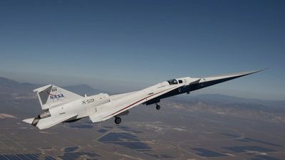 2nd-ever test flight of NASA's 'quiet' X-59 supersonic jet cut short by glitch