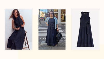 Forget skinny and barrel legs, I've swapped my jeans for denim dresses this spring, and here's why