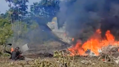 Military plane carrying troops crashes in Colombia: Death toll climbs to 66, many injured