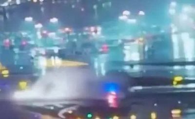 Video captures moment Air Canada plane collides with fire truck at LaGuardia airport; pilot, co-pilot killed