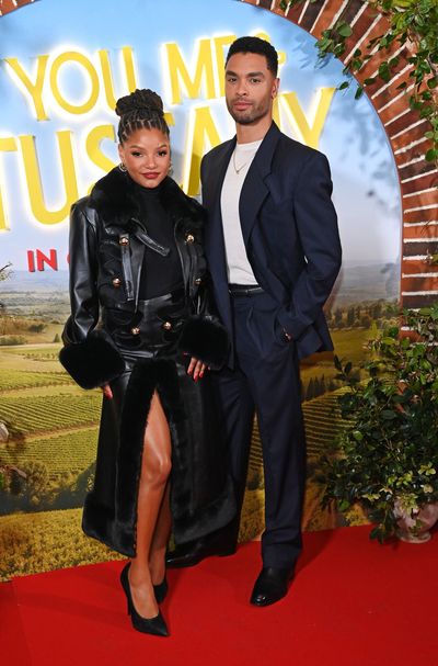 Regé-Jean Page praises 'charming' Halle Bailey as fans go wild for their rom-com chemistry at London screening