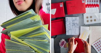 This Artist Sends Original Art And Handwritten Notes Through The Mail Every Month