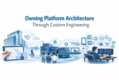 Owning the Architecture Why Platform Businesses Shift to Custom Software Engineering