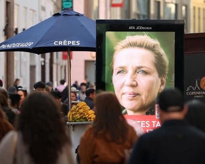 Mette Frederiksen’s leftwing bloc fails to win majority in Danish election