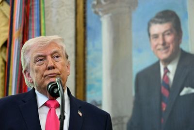 Trump’s approval rating falls to record low following surging fuel prices and war with Iran, poll shows