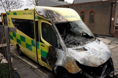 Two men arrested over Golders Green ambulances arson attack